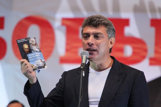 Oppositieleider Boris Nemtsov.
