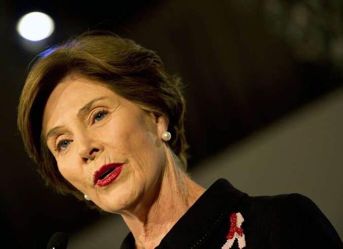 Laura Bush, de voormalige first lady van de Verenigde Staten.