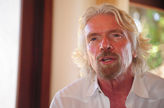 Richard Branson is een van de bedrijfsleiders die het Verenigd Koninkrijk in de Europese Unie wil houden.