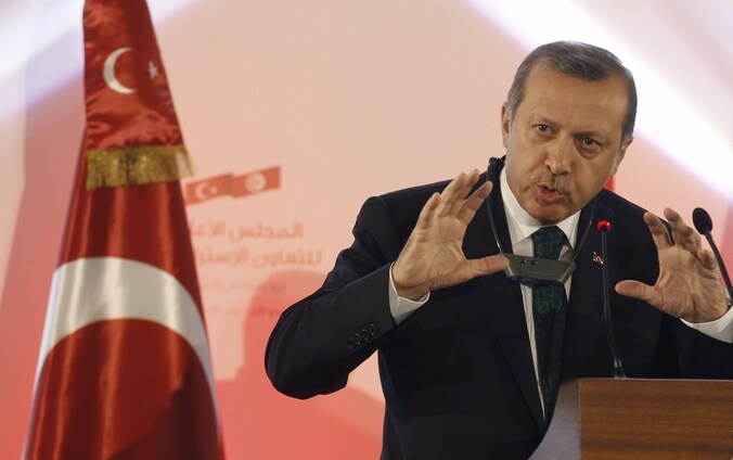 Turks premier Recep Tayyip Erdogan.