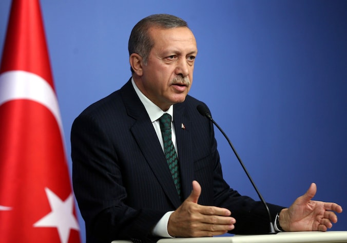 De Turkse premier Recep Tayyip Erdogan.