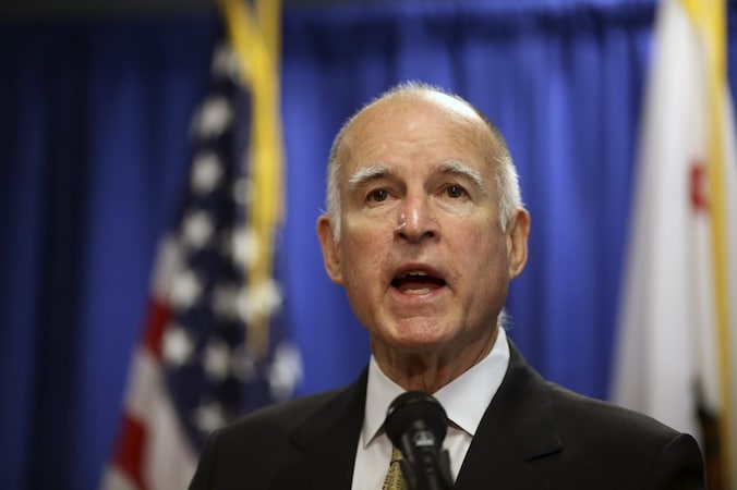 Gouverneur van Californië, Jerry Brown.