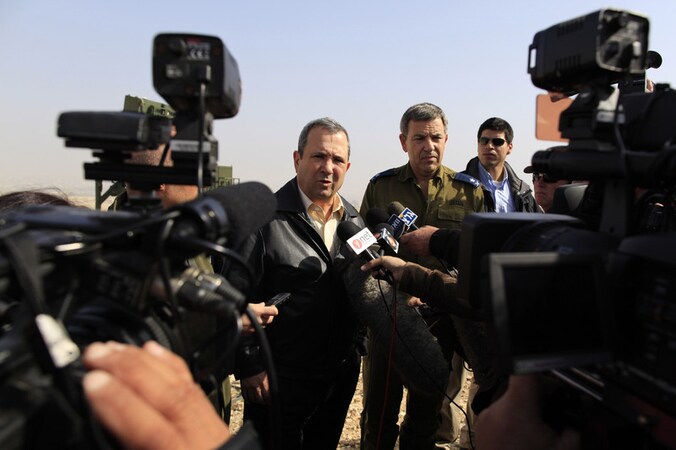Israëlisch Defensieminister Ehud Barak (links).