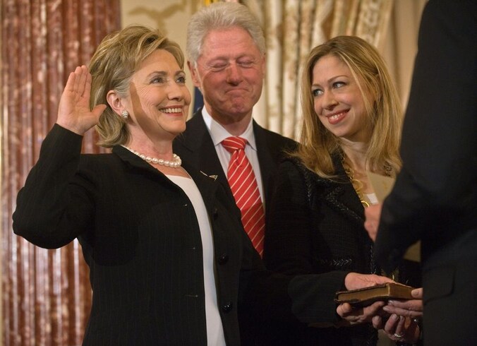 Hillary, Bill &amp; Chelsea Clinton