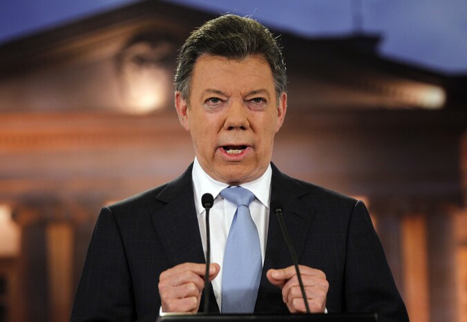 President Juan Manuel Santos.