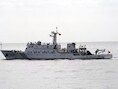 Een surveillanceschip van de Chinese marine.