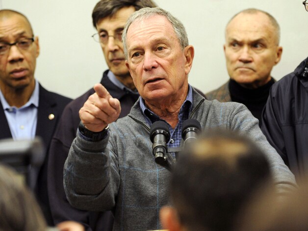Burgemeester Michael Bloomberg.