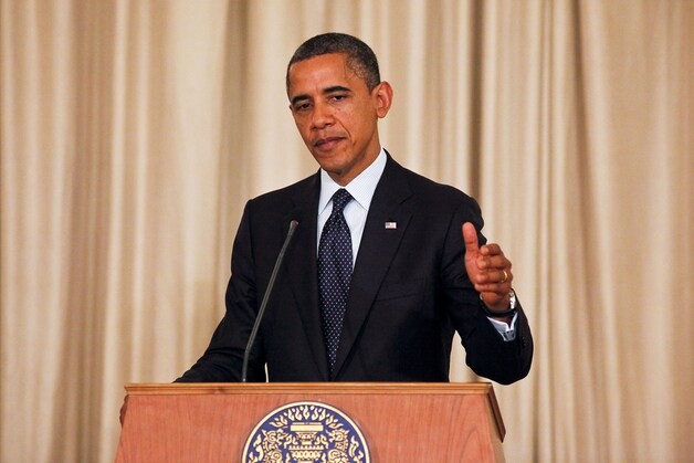 Van Barack Obama komen voorzichtige woorden van steun voor Israël.