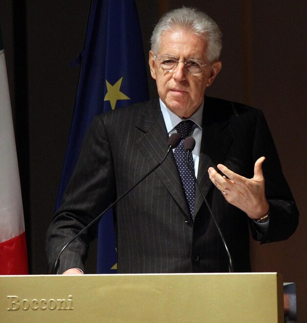 De Italiaanse premier Mario Monti.