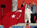 Erdogen en zijn echtgenote Emine.