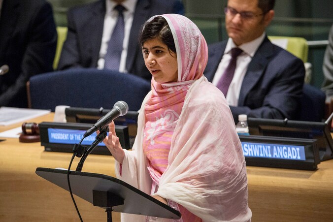 Malala vandaag bij de Verenigde Naties in New York.