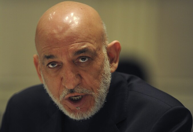 Afghaans president Hamid Karzai.