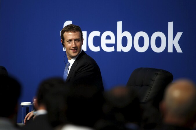 Facebooktopman Mark Zuckerberg.