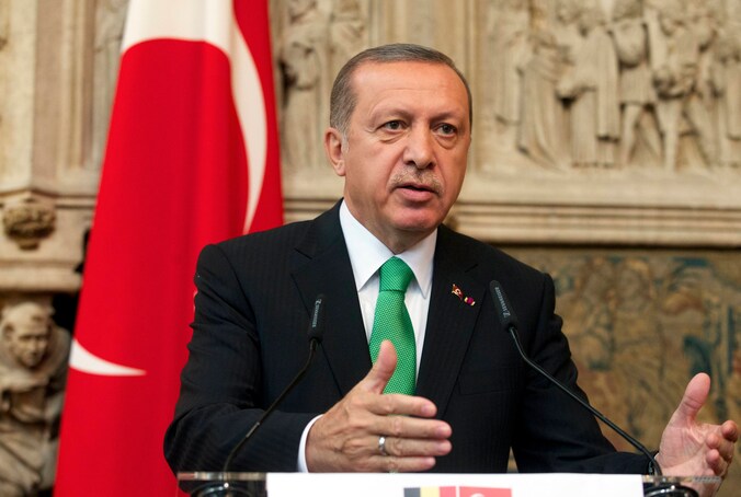 De Turkse president Recep Tayyip Erdogan.