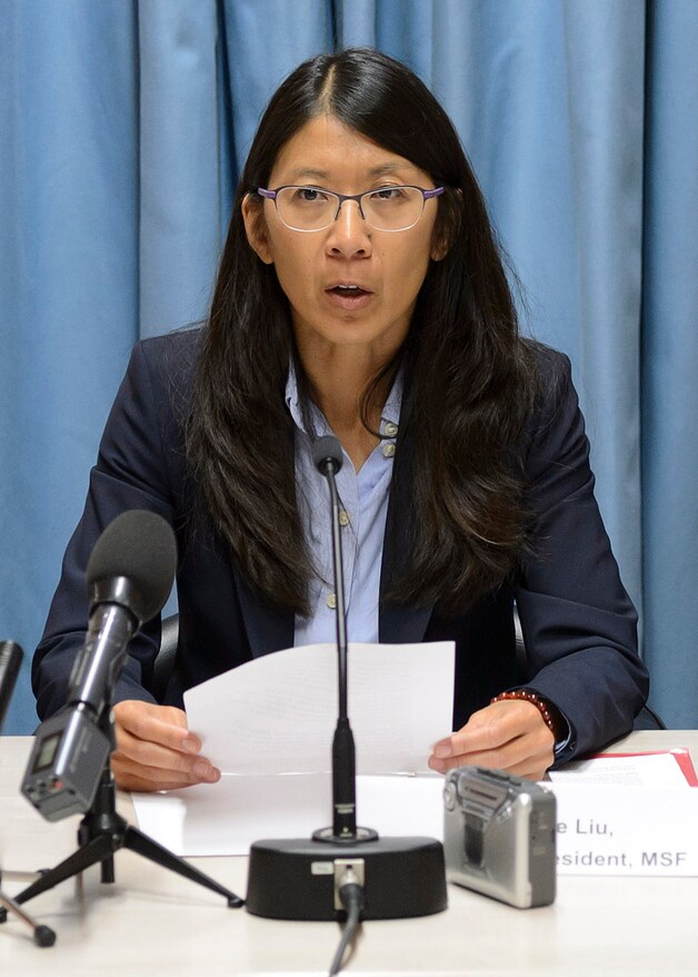 Joanne Liu van Artsen zonder Grenzen.