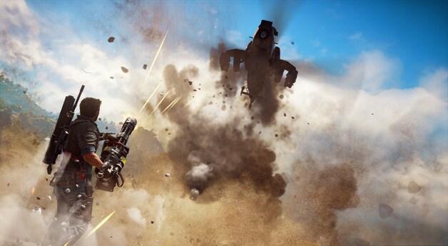 'Just Cause 3' is een creatieve speeltuin, waarin u naar hartelust de boel op stelten kunt zetten.