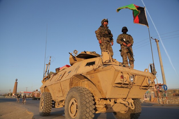 Afghaanse soldaten.