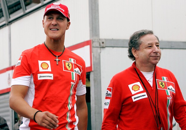 Jean Todt vierde bij Ferrari veel successen met Schumacher.