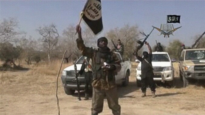 De leider van Boko Haram, Abubakar Shekau.