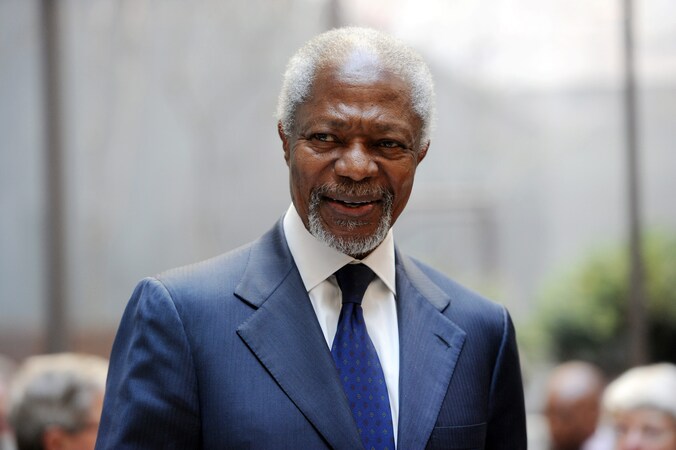 Voormalig VN-secretaris-generaal Kofi Annan.