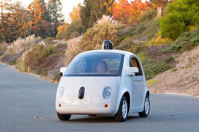 Prototype van Googles eigen 'self-driving car'
