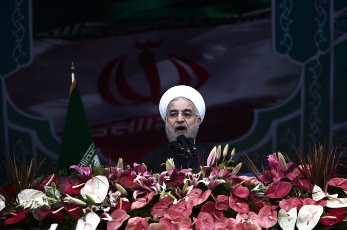 De Iraanse president Hassan Rohani.