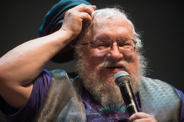 De Amerikaanse schrijver George R.R. Martin.