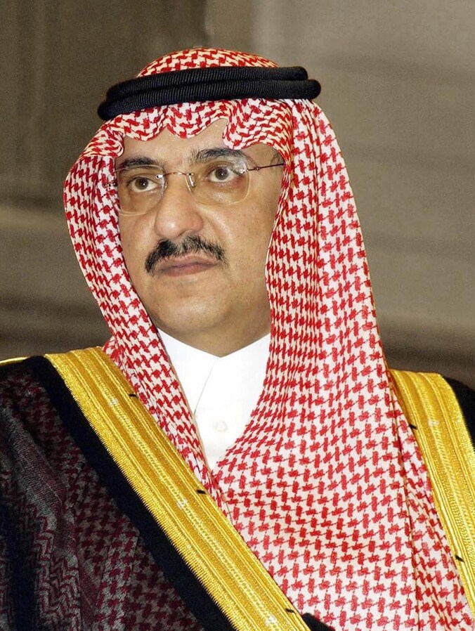Kroonprins Mohammed bin Nayed, Saudisch minister van Binnenlandse Zaken.