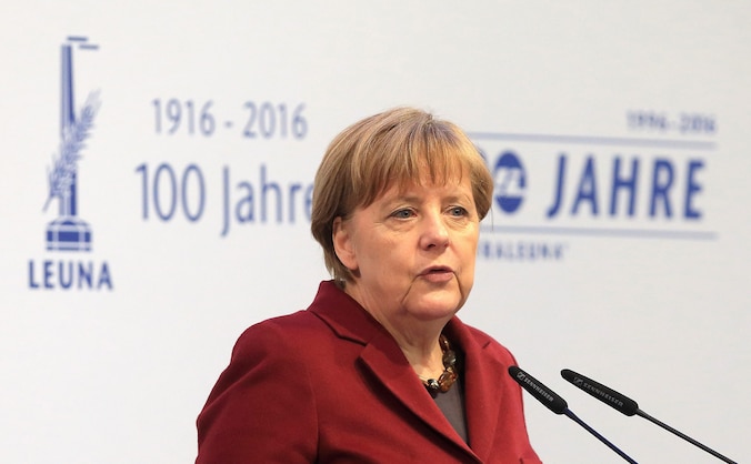 De Duitse bondskanselier Angela Merkel.