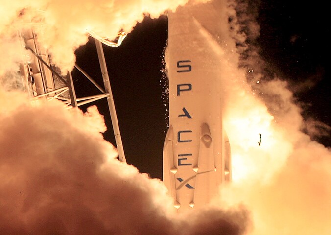 Archieffoto: de lancering van een SpaceX-raket in Cape Canaveral, Florida op 15 december 2015.