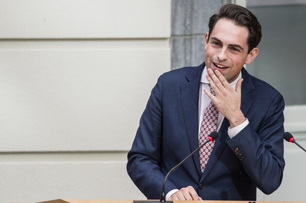 Tom Van Grieken, voorzitter van Vlaams Belang.