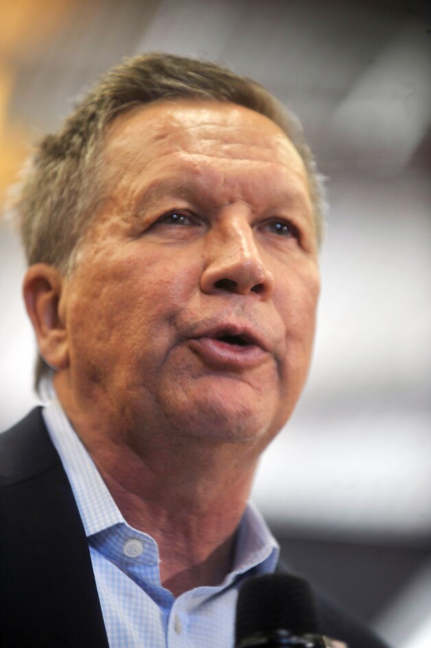 De repblikeinse gouverneur John Kasich.
