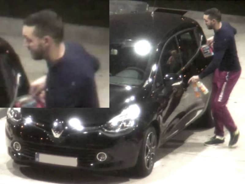 Twee dagen voor de bloedige aanslagen aan het Stade de France en concertzaal Bataclan werd Salah Abdeslam gezien in een wagen met Mohamed Abrini die op dit beeld in de auto instapt.