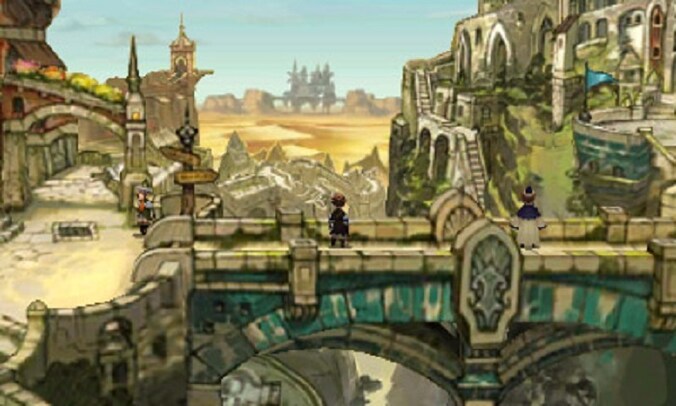 Scène uit 'Bravely Second: End Layer'