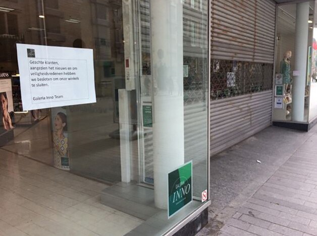 De Inno op de Bruul in Mechelen sluit de deuren om veiligheidsredenen.