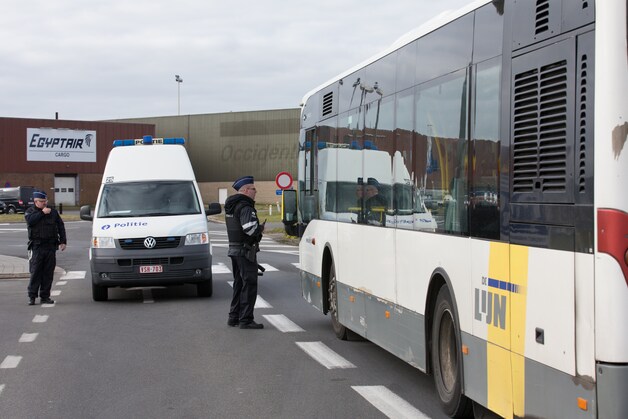 Er rijden ook vandaag geen bussen van De Lijn naar de luchthaven.