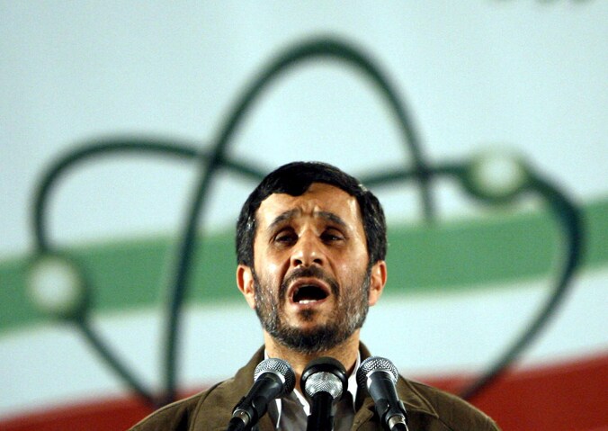 De Iraanse president Ahmadinejad.