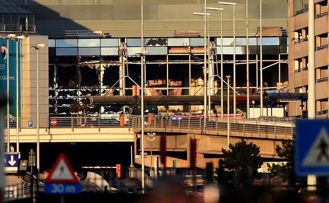 De ravage in Zaventem is groot.