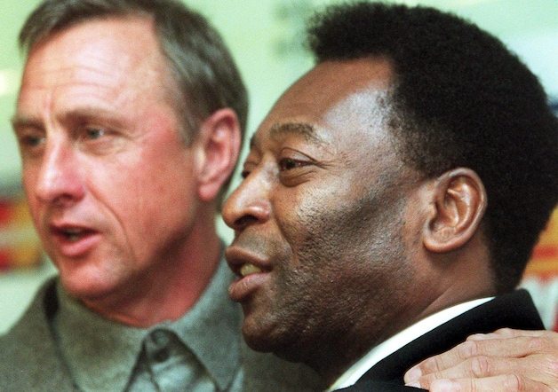 Legendes onder elkaar: Pelé en Cruijff