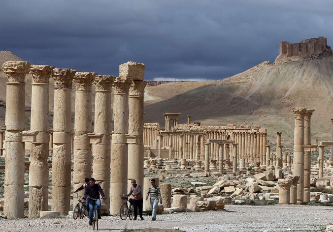 De historische stad Palmyra.