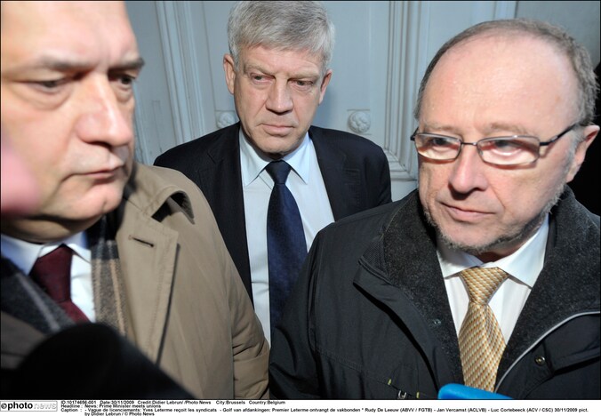 Rudy De Leeuw, Jan Vercamst en Luc Cortebeeck.