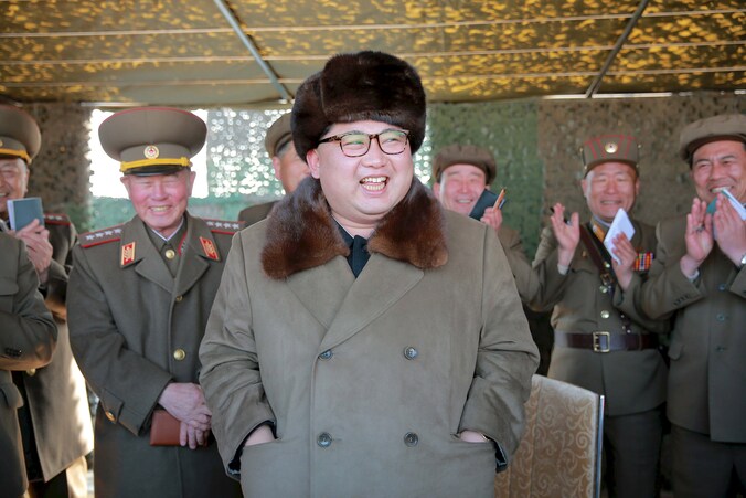 De Noord-Koreaanse leider Kim Jong-Un.