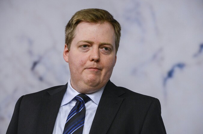 IJslands premier Sigmundur David Gunnlaugsson.