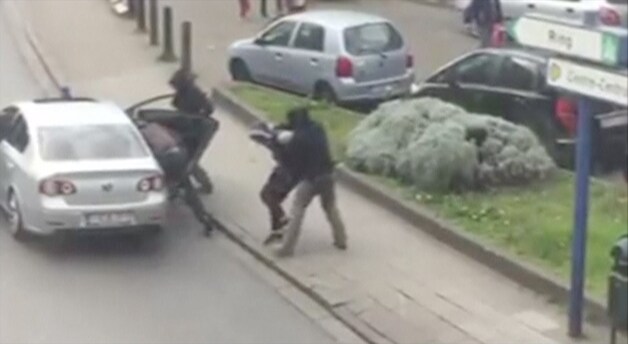 De arrestatie van Abrini in Anderlecht.