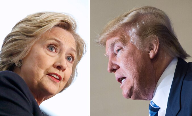 Hillary Clinton en Donald Trump.