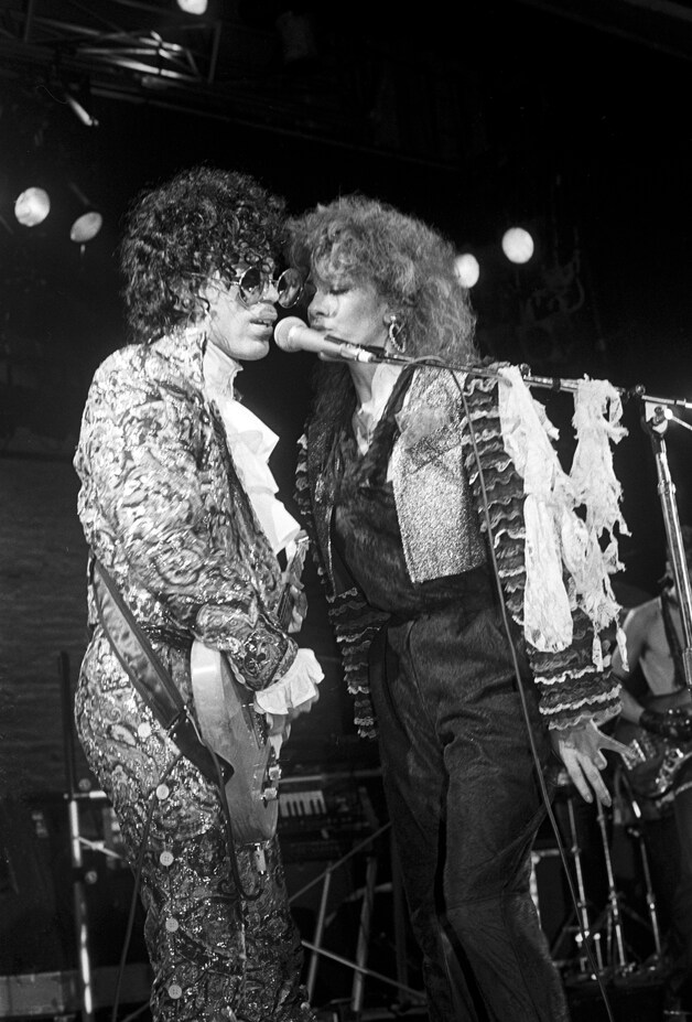 Prince en Sheila E. Foto uit 1984.