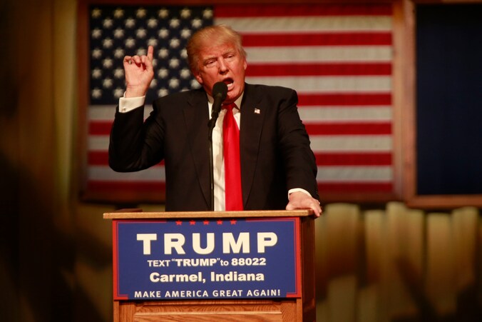 Donald Trump staat vandaag voor een cruciale voorverkiezing in Indiana.