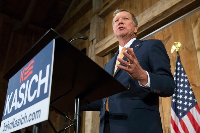 John Kasich wordt geen onafhankelijke kandidaat om Donald Trump te dwarsbomen.