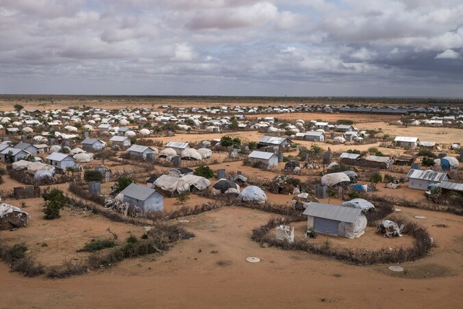 Het vluchtelingenkamp Dadaab in Kenia