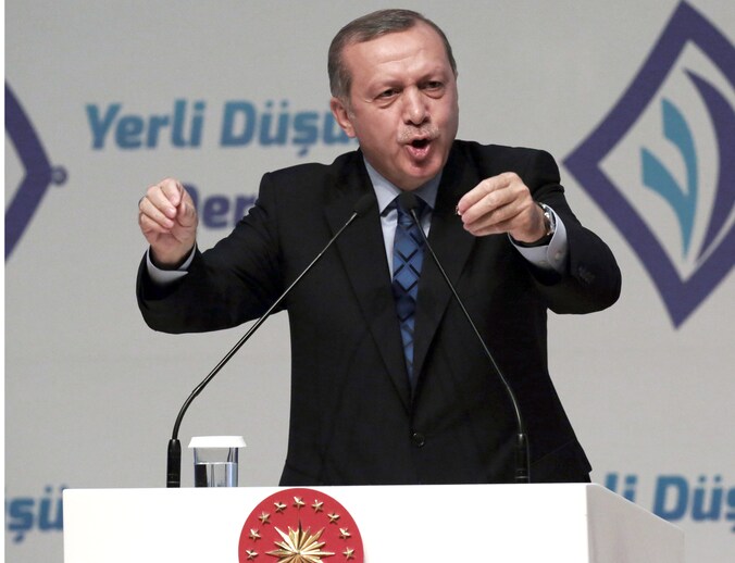 De Turkse president Erdogan.